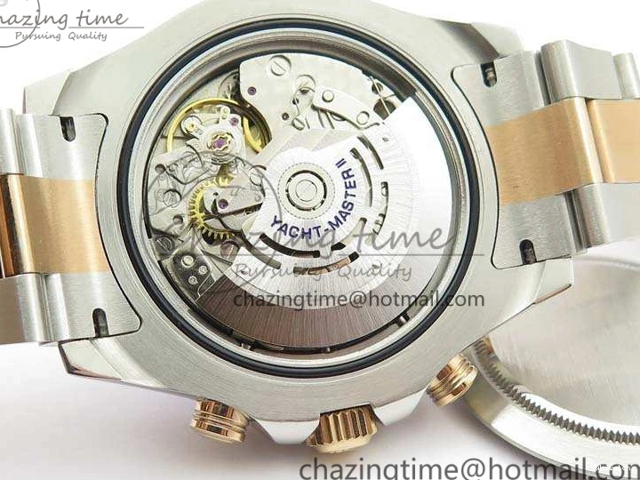 RG Blue Ceramic 116681 Version On RG JF SS Edition Dial SS Best New II Bracelet A7750 YachtMaster 1:1 0112